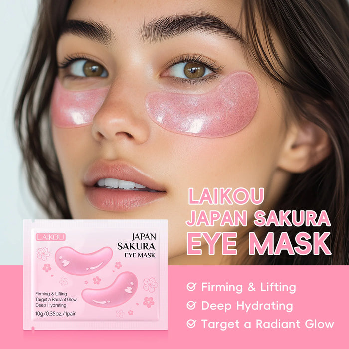 Laikou Sakura 24K Gold Eye Mask Anti Aging & Moisturizing Eye Patches