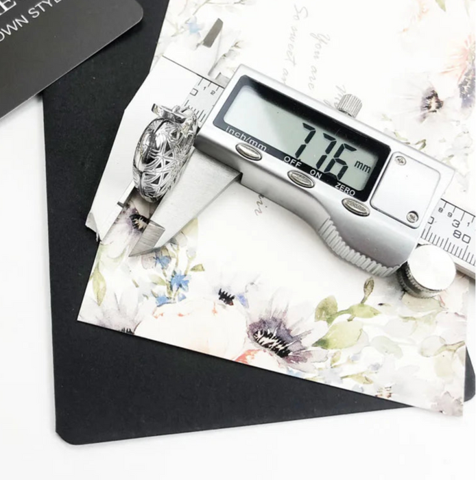 925 Sterling Silver Romantic Heart Locket Pendant New Jewelry For Women