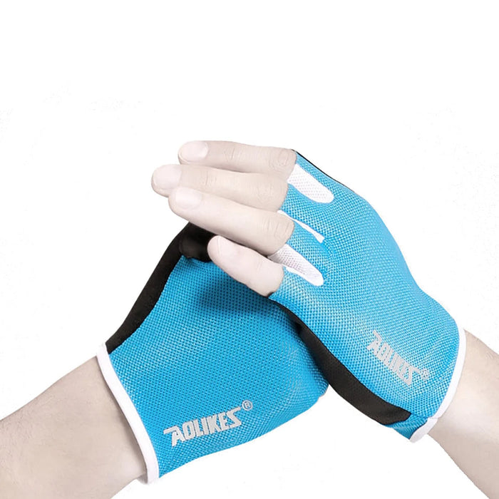 Breathable Fingerless Workout Gloves For Powerlifting Men And Women Training