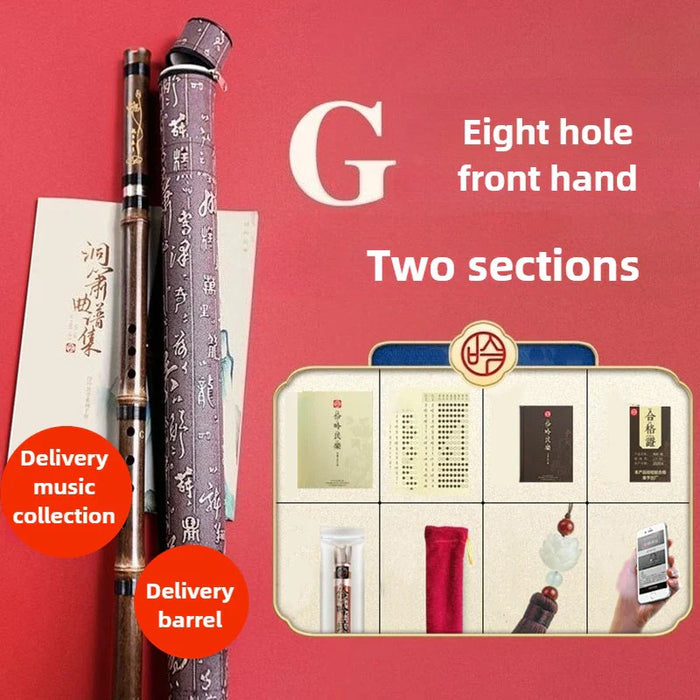 Professional Purple Bamboo Flute For Adults And Beginners