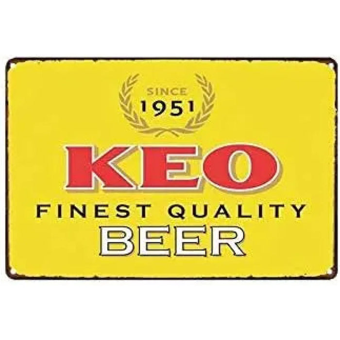 1D Beer Tin Sign For Kitchen Wall Decor