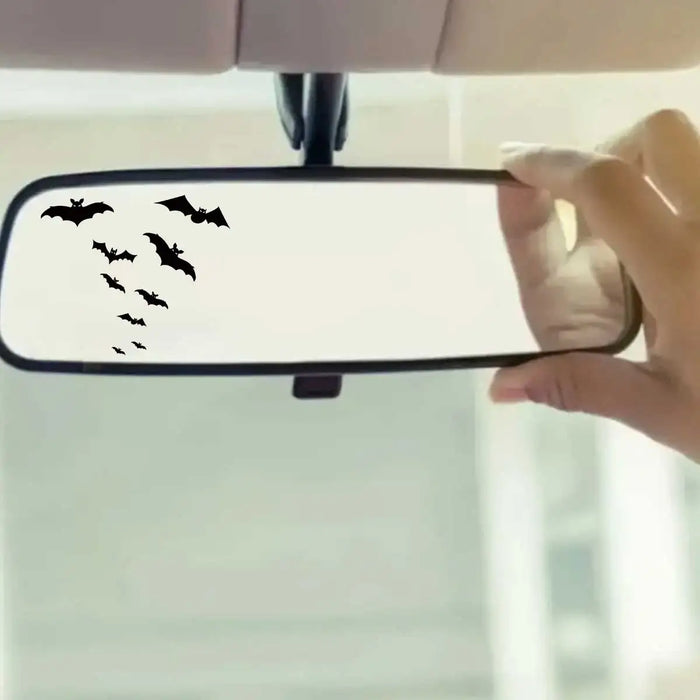 Bat Silhouette Wall Sticker For Car Mirror Decoration Kids Room Decor