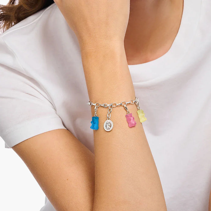 925 Sterling Silver Real Charm Bracelet For Women & Men