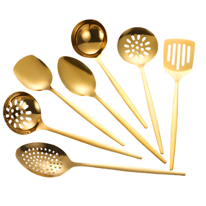 7 Piece Stainless Steel Kitchen Utensil Set