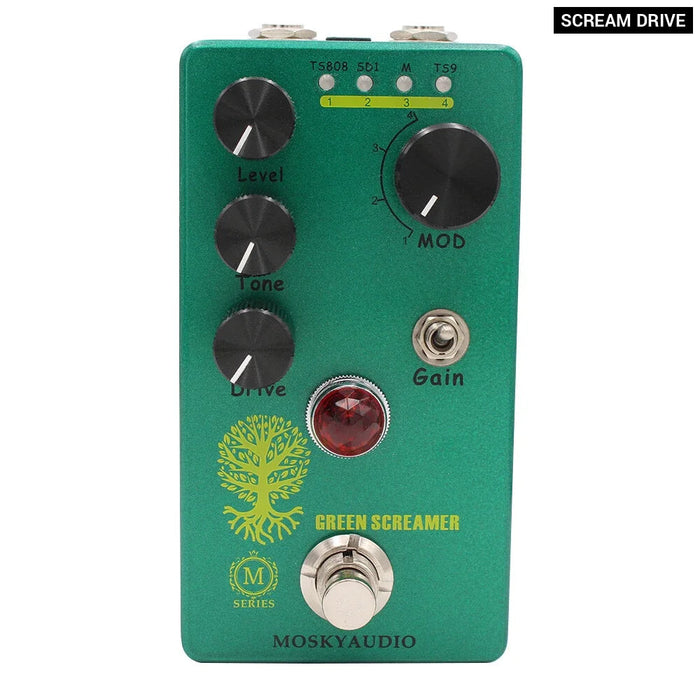 Distortion Overdrive Fuzz Pedal True Bypass