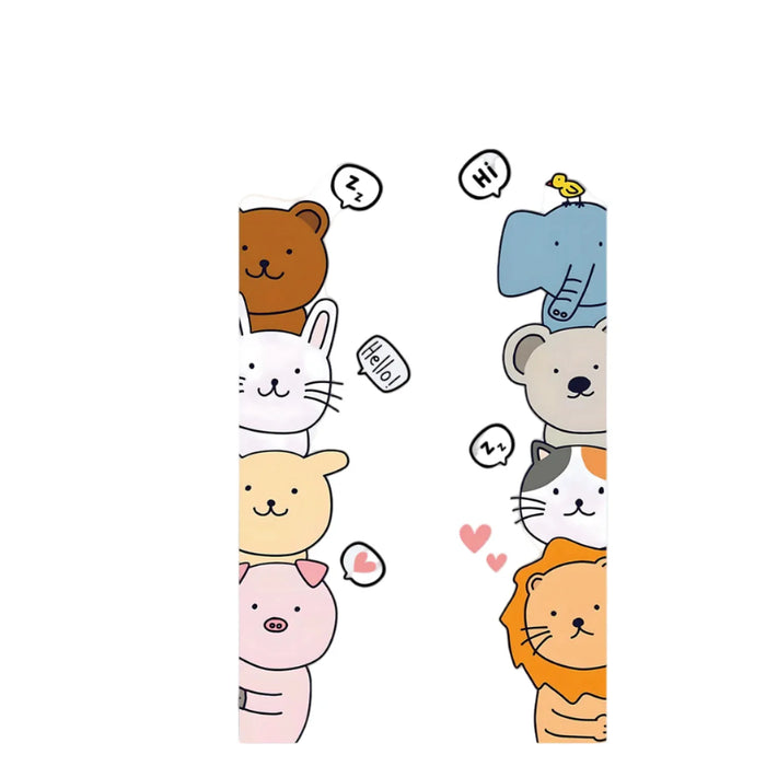 Cartoon Animal Wall Decals For Kids Room Decor