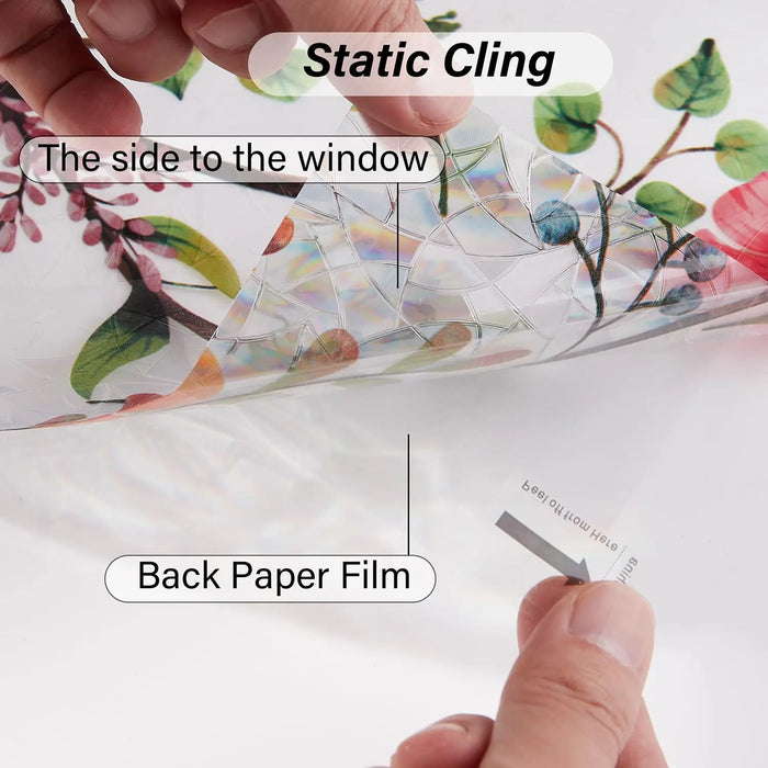 Stained Glass Window Film - Privacy & Uv Protection For Glass Doors & Windows
