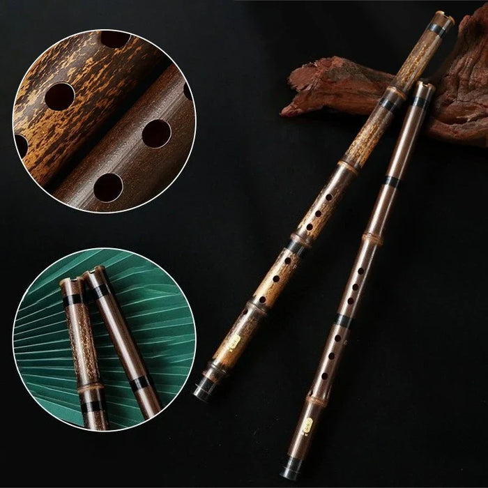Professional G / F Key Bamboo Flute For Adults