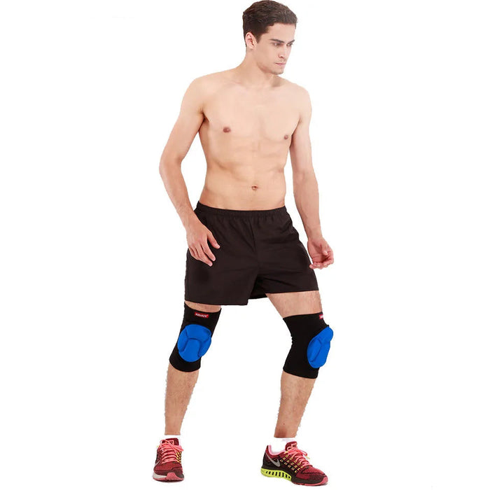 Pair of Thick Sponge Knee Pads For Volleyball Football Yoga Dance