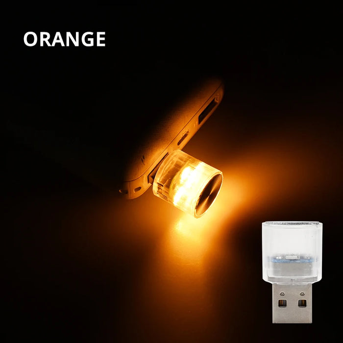Usb Mini Led Ambient Light Colourful Flashing Atmosphere Lamp For Cars Computers And More