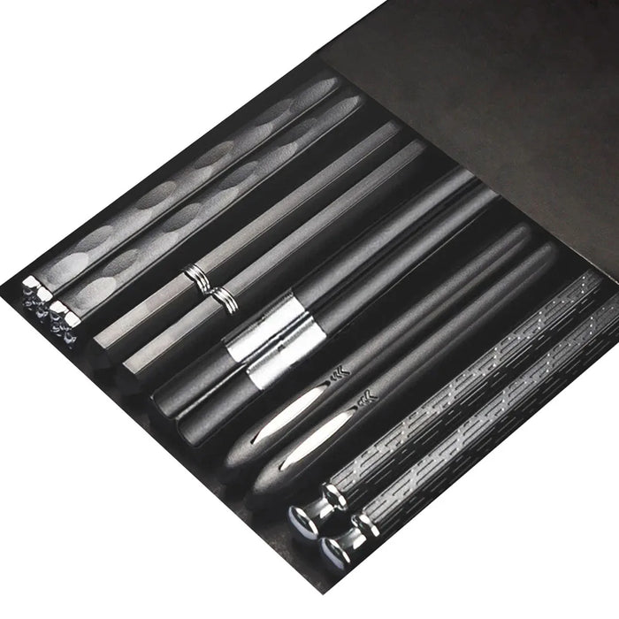 5 Pairs Non Slip Japanese Chopsticks For Sushi