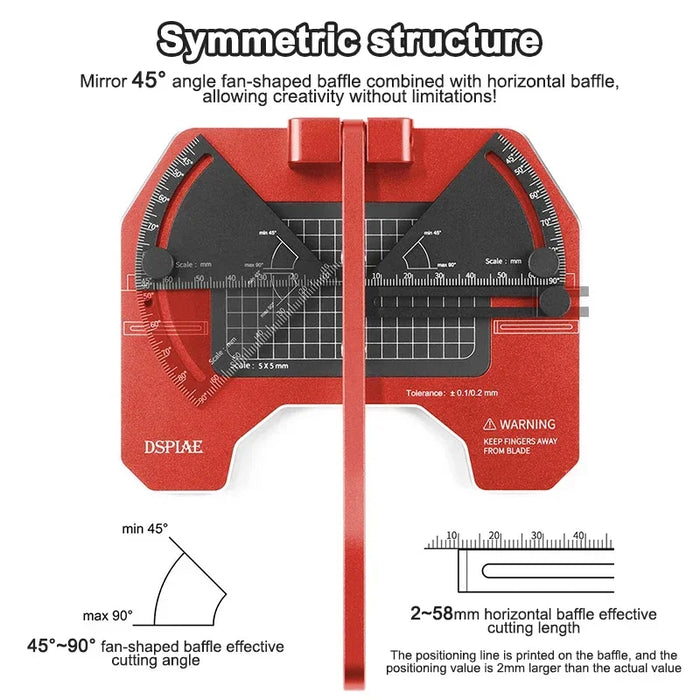 Precision Cutting Table For Hobby Models Aluminium Alloy Hand Tool Set