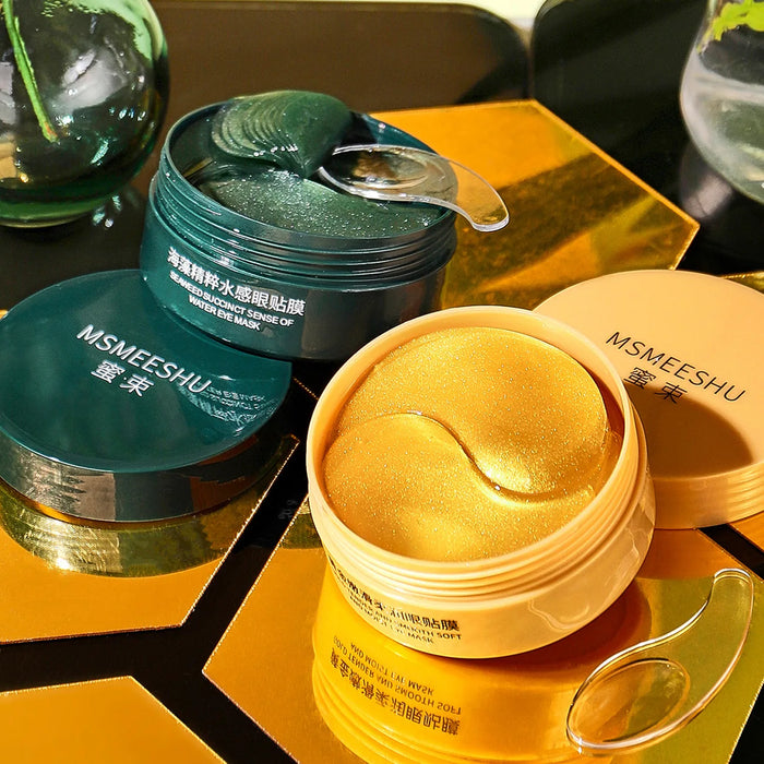 60 Piece Seaweed Gold Collagen Eye Mask For Dark Circles & Bags