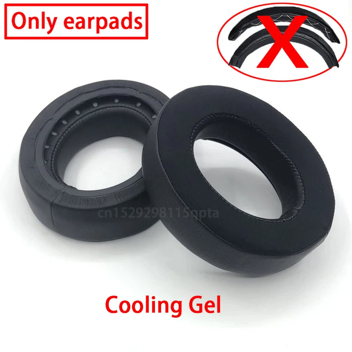 Pair of Replacement Ear Pads For Corsair Hs50 / Hs60 / Hs70 Pro Headphones Pu Leather Ear Covers For Earmuffs And Headband