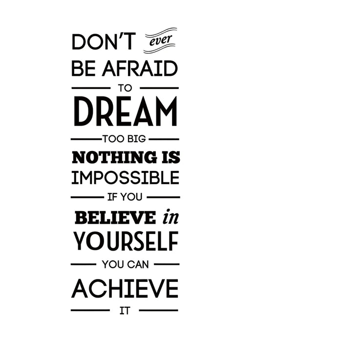 Motivational Wall Decals For Study Room Decor