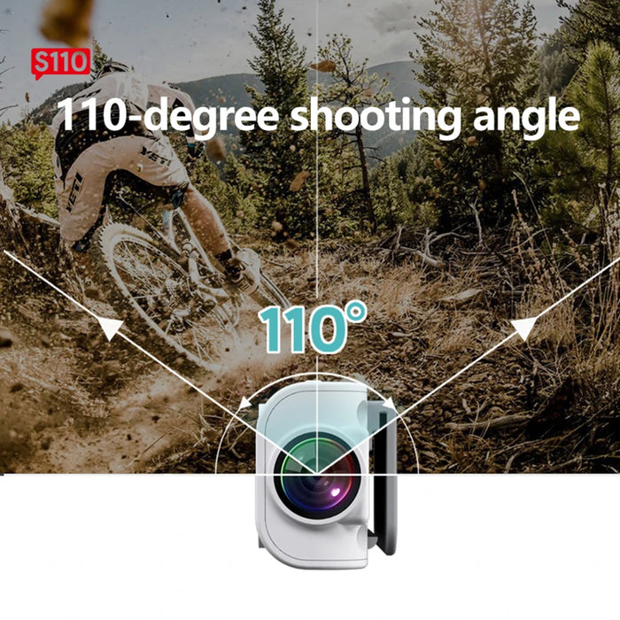 S110 2.7K Glasses Camera 1080P Mini Digital Camera Motorcycle Action Cam Recording Sport On Glass Consumer For Driving Hiking