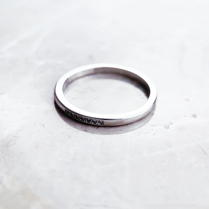 925 Sterling Silver Delicate Band Ring Europe Style Fine Jewelry For Women Romantic Gift