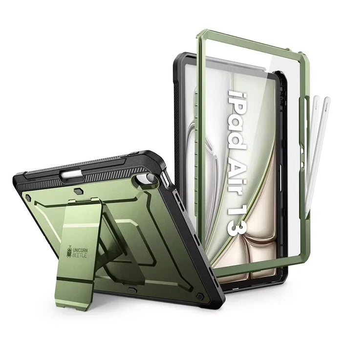 For Ipad Air 13 Inch 2024 Ub Pro Full-Body Rugged Military-Grade Protection Case With Screen Protector