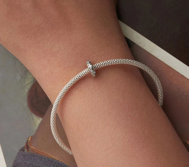 925 Sterling Silver Cross Beads For Diy Bracelets