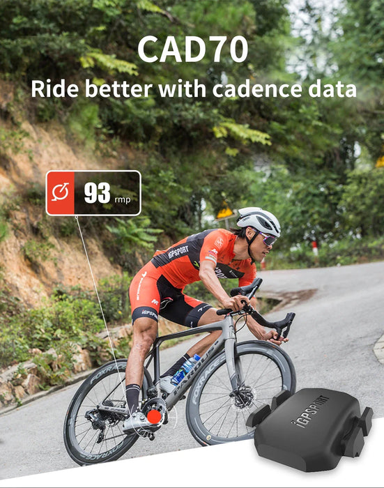 Speed Cadence Heart Sensor Set For Bike
