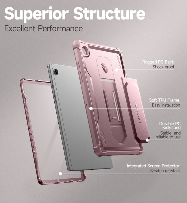 For Samsung Galaxy Tab A8 10.5 Inch Heavy Duty Rugged Shockproof Protective Case Holder Withbuilt In Screen Protector