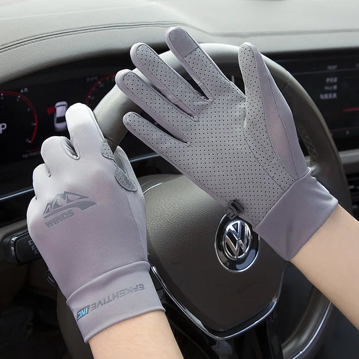 Breathable Touchscreen Cycling Gloves For Summer Outdoor Activities