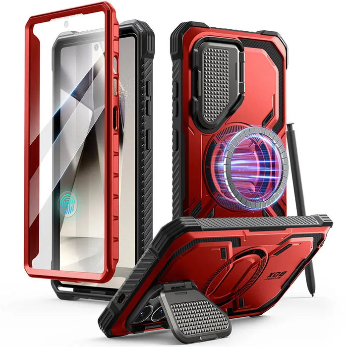 For Samsung Galaxy S25 Ultra 2025 Release 6.9 Inch Armorbox Rugged Case With Built-In Screen Protector
