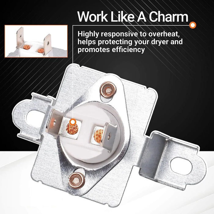 4 Pack Dc96-00887A Dryer Assembly Bracket Thermostat Compatible With Samsung & Kenmore Dryers Dc96-00887C Ps4276292 Ap5966894