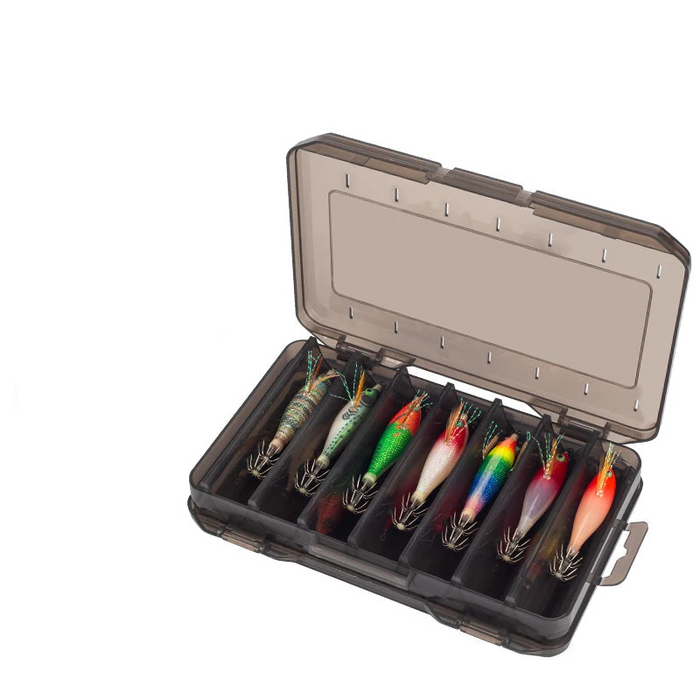 14Pcs Luminous Squid Jig Set With Bkk Hook