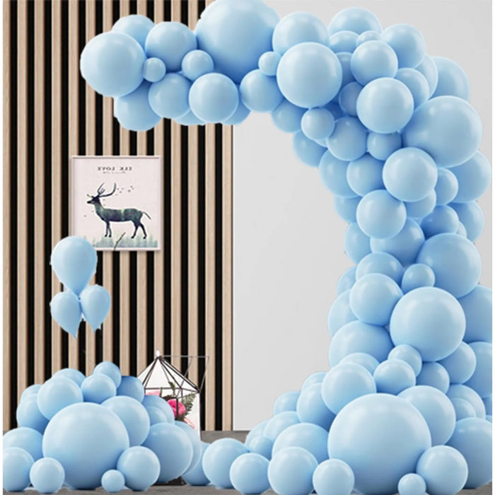 The Garland Set Consists Of 103 Matte Light Blue Latex Balloons Suitable For Engagement Valentine'S Day Birthday Decorations