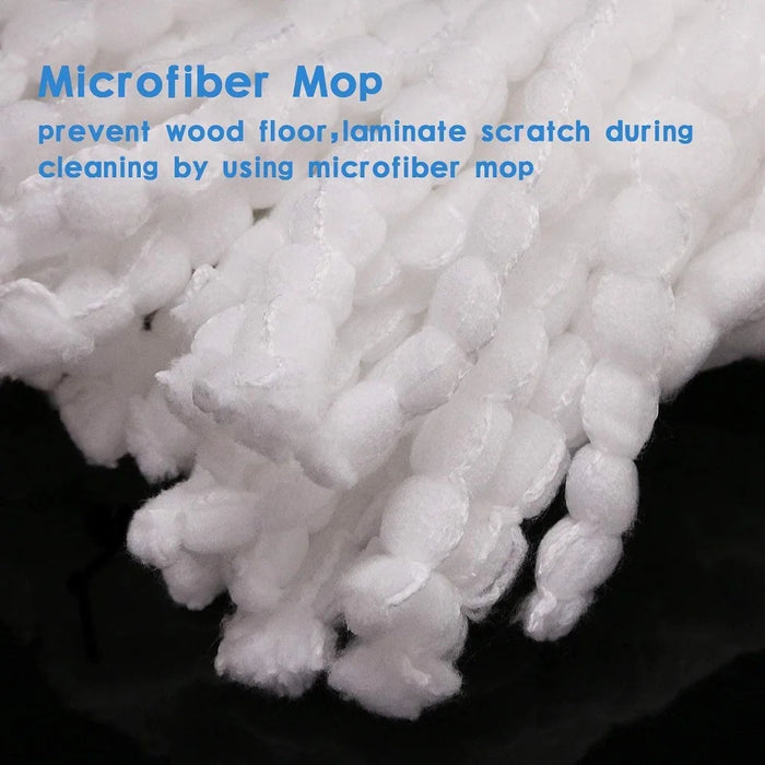 4 Pack Microfiber Replacement Mop Pads Fit For Hurricane Pro 360 Rotating Spin Magic