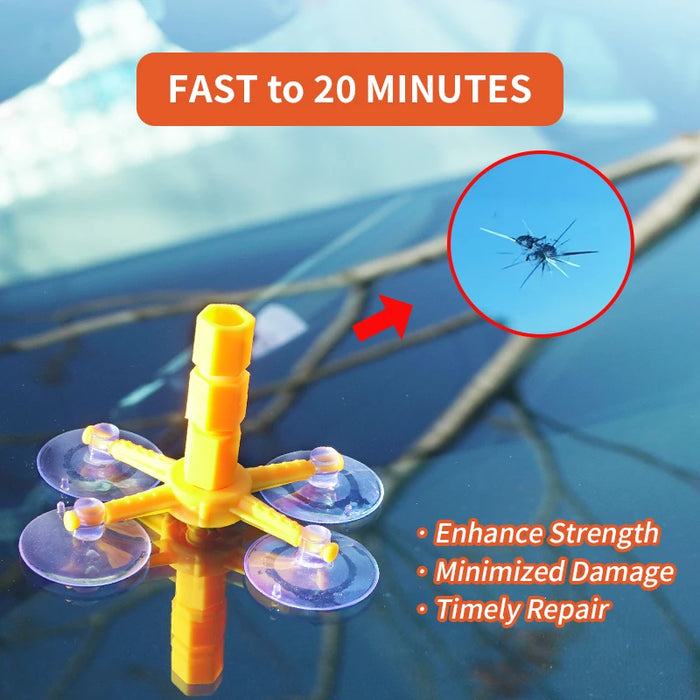 Car Windshield Repair Kit Uv Light Glass Crack Repair