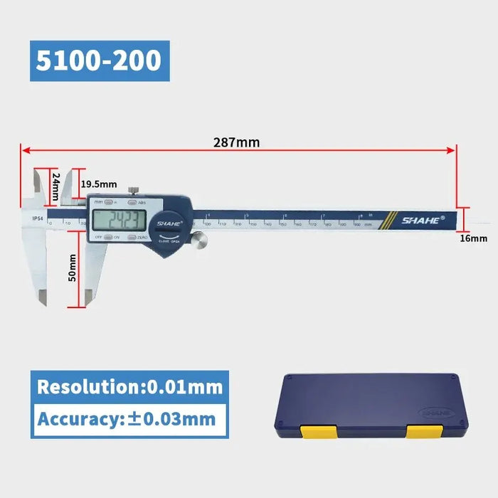 Stainless Steel Digital Caliper Precise Measuring Tool