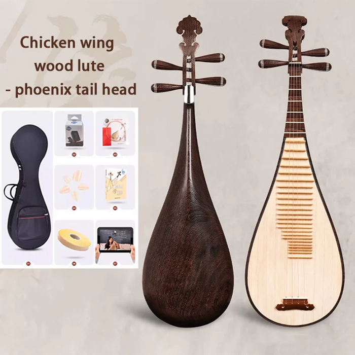 Traditional 102Cm Chinese Pipa For Beginners