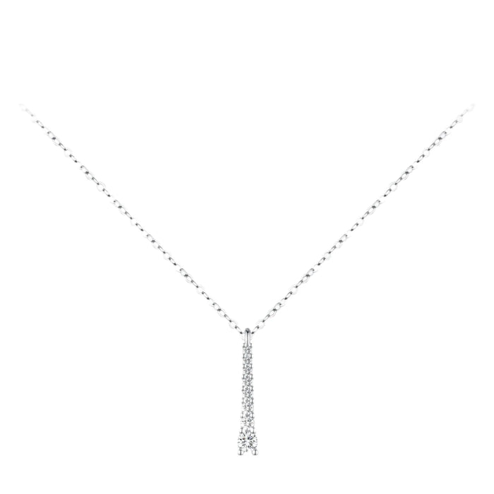 925 Sterling Silver D Colour Moissanite Necklace For Women