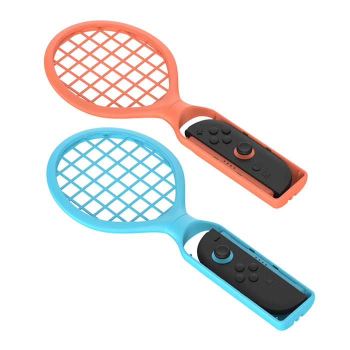 2Pcs Tennis Racket For Nintendo Switch 2 Joy-Con Controller Handle Holder Controller Grips Sport Accessories Kit For Switch / Oled