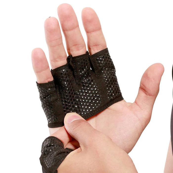 Anti Slip Gym Gloves For Men & Women Half Finger Workout Grip