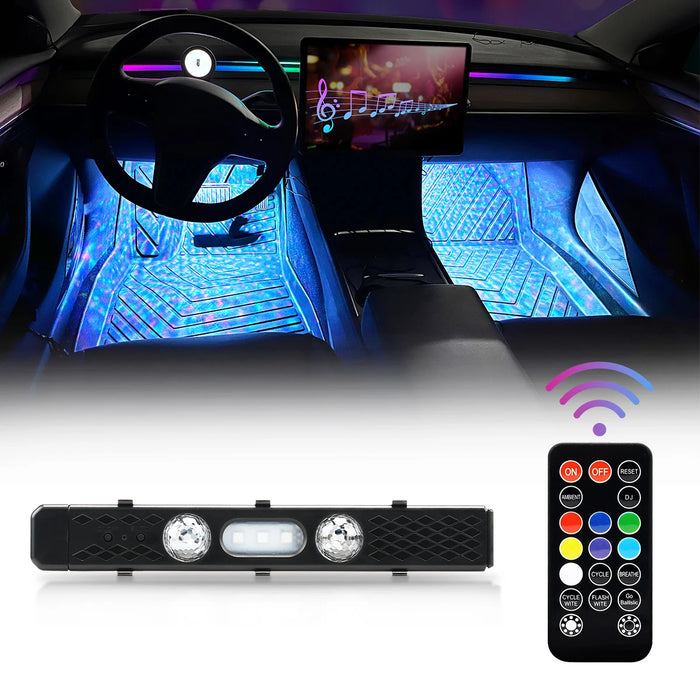 Wireless Rgb Car Interior Starry Light Music Sync Control