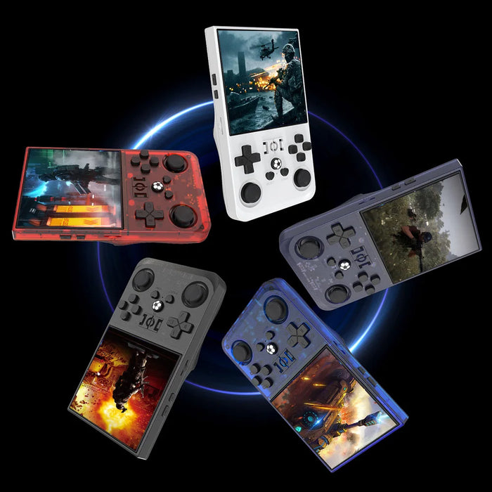 R36Max Retro Handheld Video Game Console Open Source Linux System 4.0 Inch Ips Screen Pocket Video Player Built-In 15000+ Games