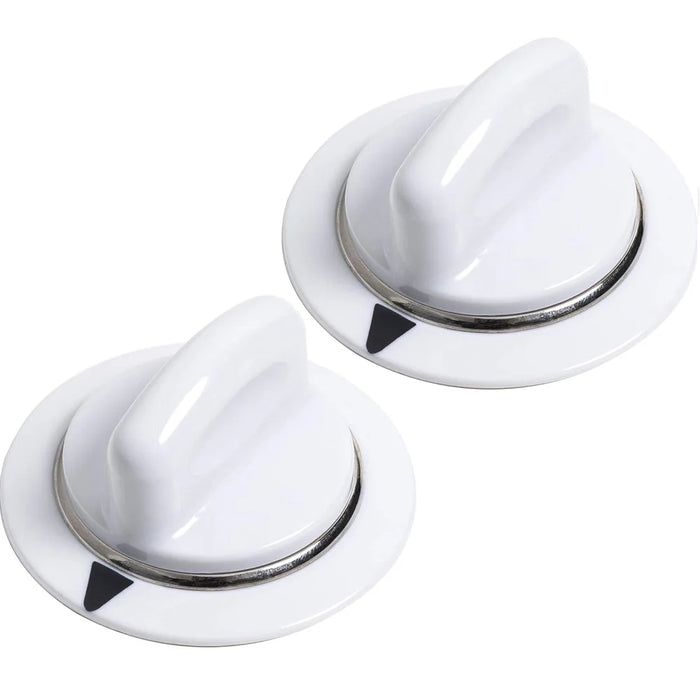 2 Pack We1M654 Dryer Timer Knob Compatible With Ge & Hotpoint Dryers Ap3995098 We01M0443 We1M443 1264290