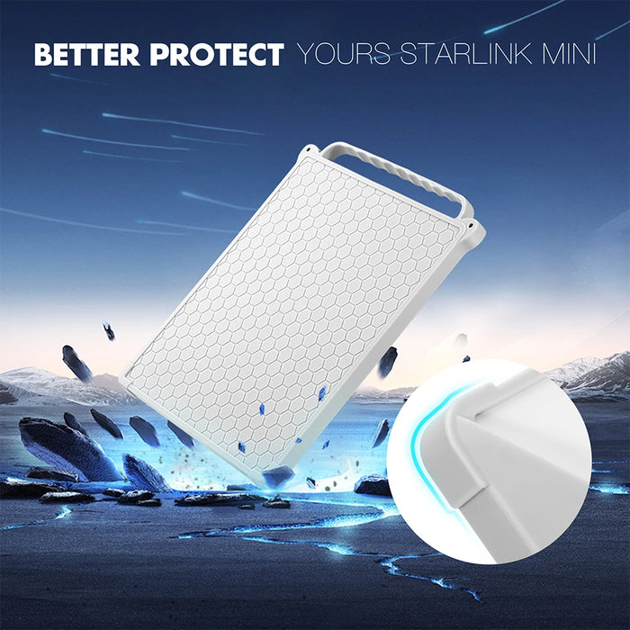 For Starlink Mini Case Silicone Protective Cover Anti-Slip Full Coverage Protective Case For Starlink Mini Satellite Dish Sleeve