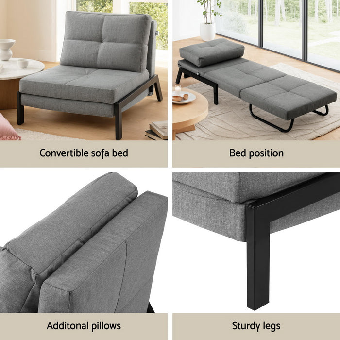 Sofa Bed Folding Convertible Couch Recliner Lounge Chair