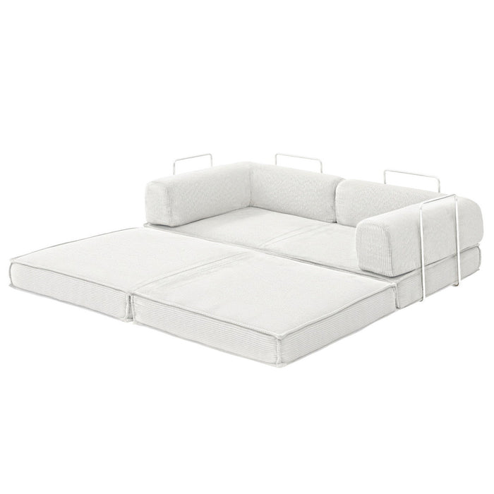 Convertible Folding Sofa Bed Beign