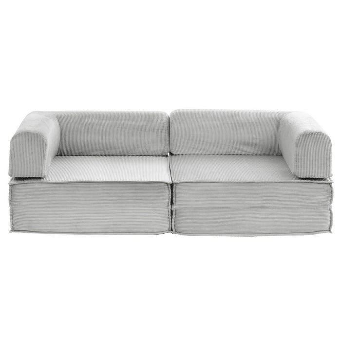 Convertible Folding Sofa Bed Grey