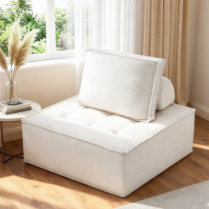Floor Sofa Lounge Chair With Pillow