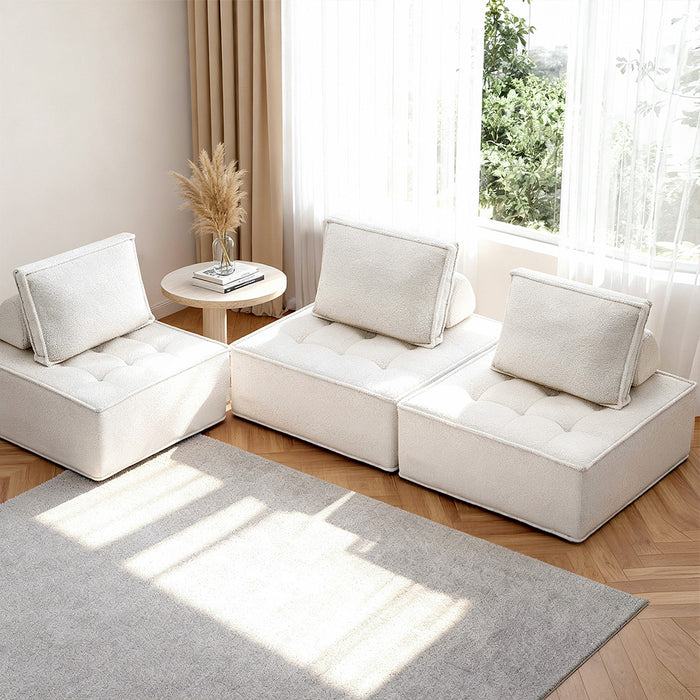 3 Floor Sofa Lounge Chair With Pillow