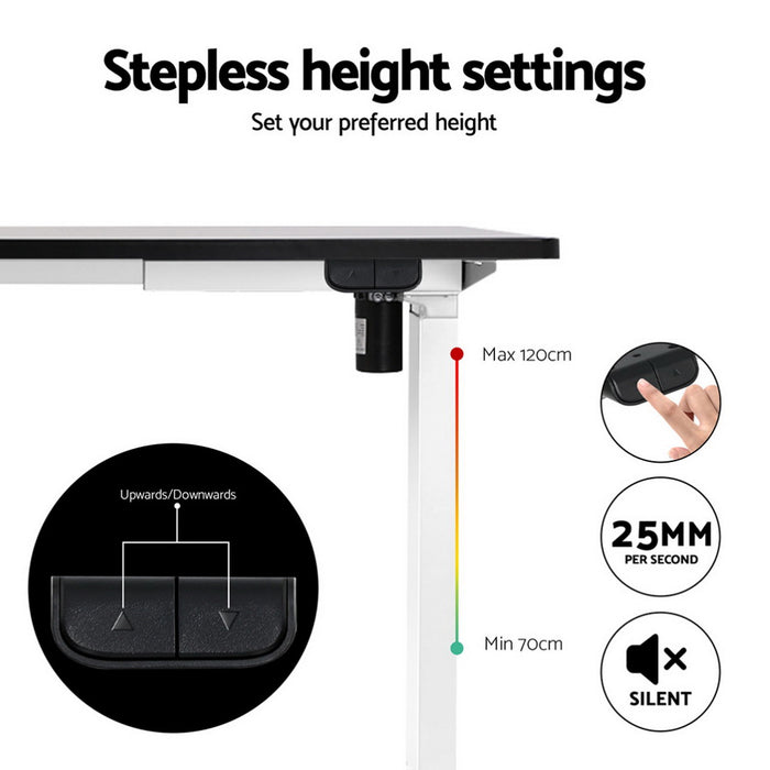 Electric Standing Desk With Mini Pedal Exercise