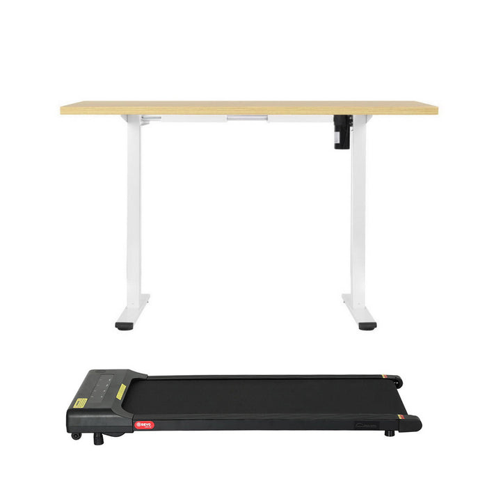 120cm Automatic Standing Desk With 400Mm Electric Walking Pad Treadmill