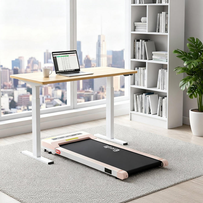 Electric Treadmill With 140cm Automatic Standing Desk Walking Pad 360Mm