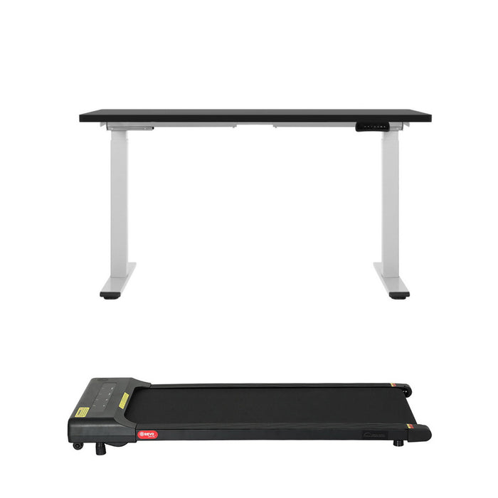 120cm Automatic Standing Desk With 400Mm Electric Walking Pad Treadmill